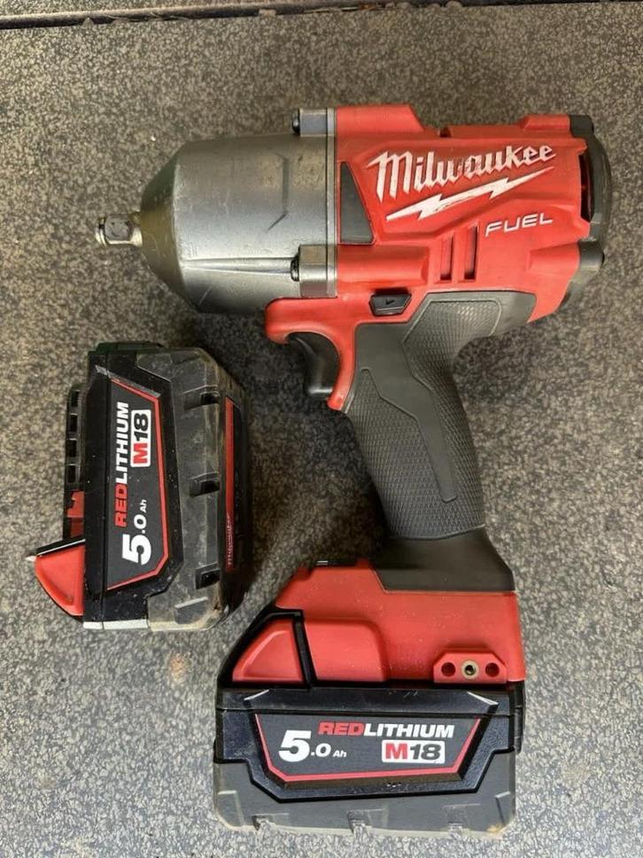 Milwaukee M18 FUEL  slagschroevendraaier, Doe-het-zelf en Bouw, Gereedschap | Boormachines, Gebruikt, Ophalen of Verzenden
