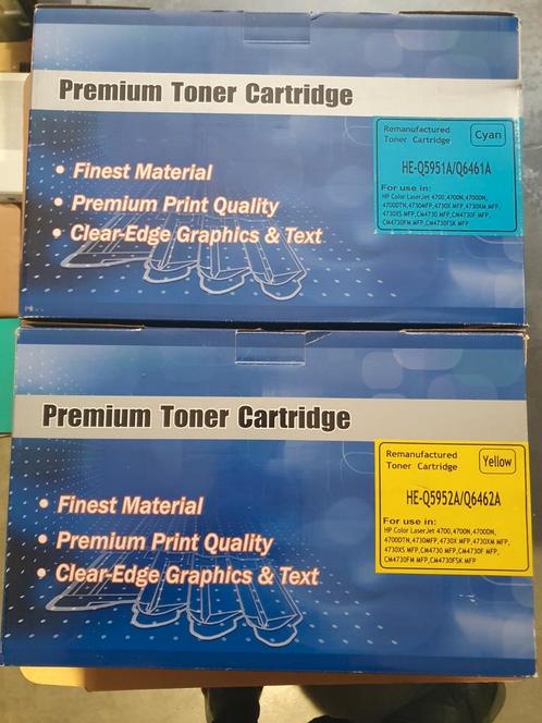 2 premium toners voor hp color laserjet 47xx, Computers en Software, Printerbenodigdheden, Nieuw, Toner, Ophalen of Verzenden