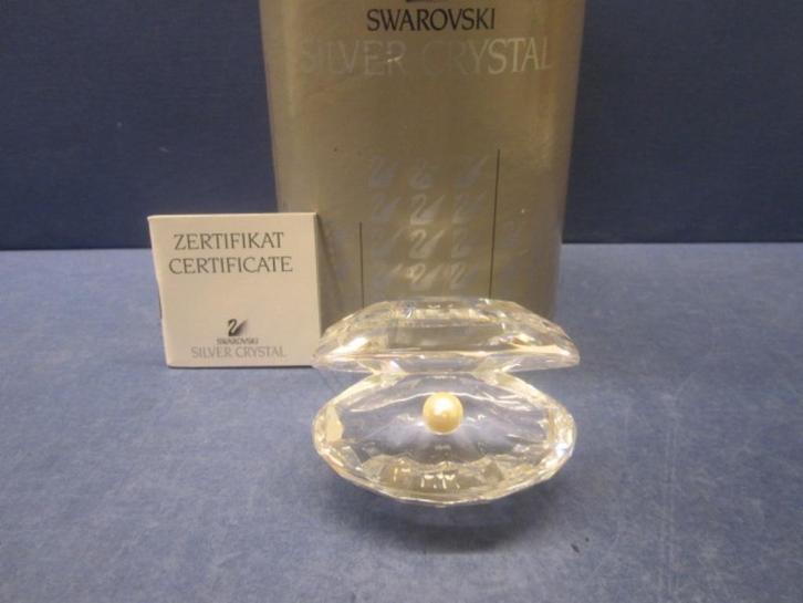 Swarovski Oester met parel, Pareloester., Verzamelen, Swarovski, Nieuw, Figuurtje, Ophalen of Verzenden