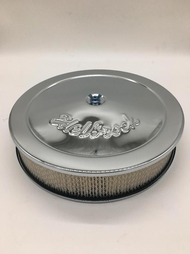 Te koop Luchtfilter huis edelbrock (chroom) chevrolet c10, Auto-onderdelen, Klein materiaal, Amerikaanse onderdelen, Oldtimer onderdelen