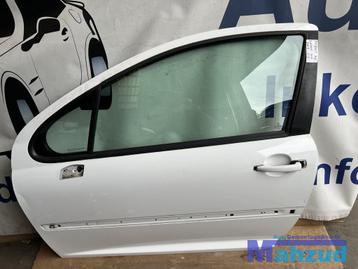 PEUGEOT 207 WIT Links linker deur portier 3 deurs  beschikbaar voor biedingen