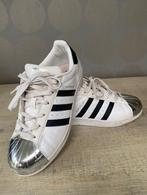 ADIDAS ORIGINALS Superstar sneakers met zilver tip maat 38, Adidas, Wit, Ophalen of Verzenden, Zo goed als nieuw