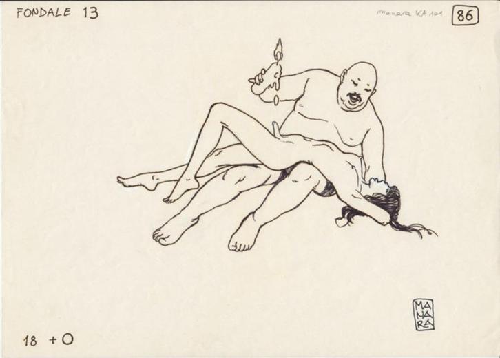 Originele striptekening - Milo Manara Kama Sutra, Boeken, Stripverhalen, Nieuw, Eén stripboek, Ophalen of Verzenden