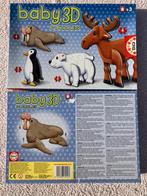 Baby 3D puzzel Educa dieren 4 figuren karton, Ophalen of Verzenden, Minder dan 10 stukjes, Zo goed als nieuw, 4 tot 6 jaar