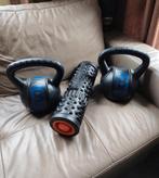 Lot 2 poids 8kg + rouleau de massage, Enlèvement