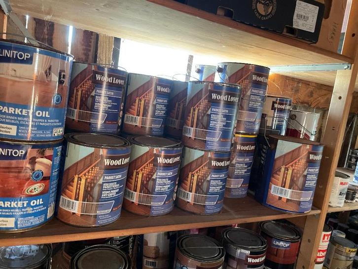 Partij Wood Lover krasvaste parketvernis, Doe-het-zelf en Bouw, Verf, Beits en Lak, Nieuw, Beits, Ophalen of Verzenden