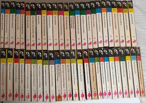 KARL MAY POCKETS VOLLEDIGE REEKS 1 tem 50, Boeken, Avontuur en Actie, Gelezen, Ophalen of Verzenden