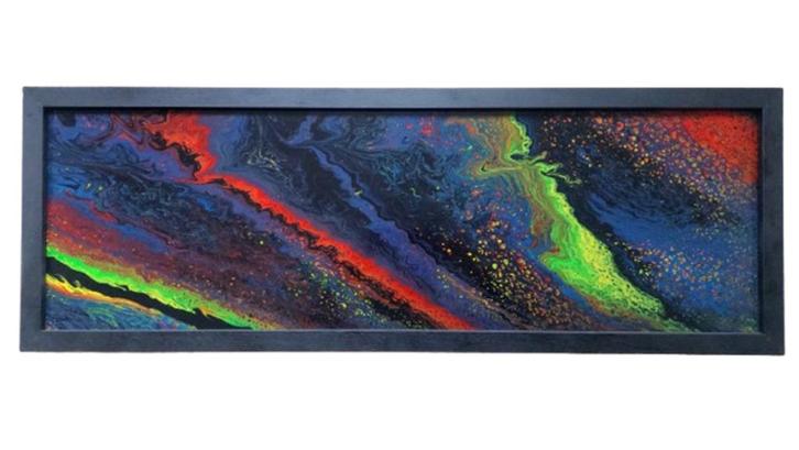 Kunsthandel Gennep - "Abstract Pulse", Antiek en Kunst, Kunst | Schilderijen | Abstract, Ophalen of Verzenden