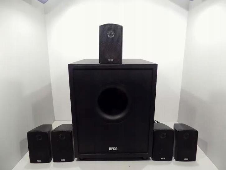 HECO ultraspace 510, Audio, Tv en Foto, Home Cinema-sets, Zo goed als nieuw, 5.1-systeem, 40 tot 70 watt, Overige merken, Ophalen of Verzenden