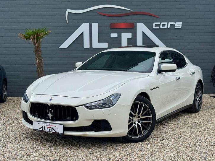 Maserati Ghibli 3.0 D *Tva*Excellent Etat*Full*Garantie, Auto's, Maserati, Bedrijf, Te koop, Ghibli, ABS, Achteruitrijcamera, Adaptive Cruise Control