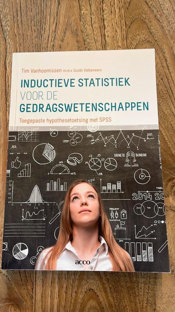 Inductieve statistiek voor de gedragswetenschappen, Livres, Psychologie, Enlèvement ou Envoi