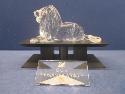 Swarovski SCS 1995 Jaarlijkse Editie Leeuw kompleet., Verzamelen, Swarovski, Nieuw, Figuurtje, Ophalen of Verzenden