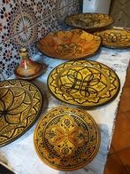 Assiettes artisanat marocain terre cuites, Antiquités & Art, Enlèvement ou Envoi