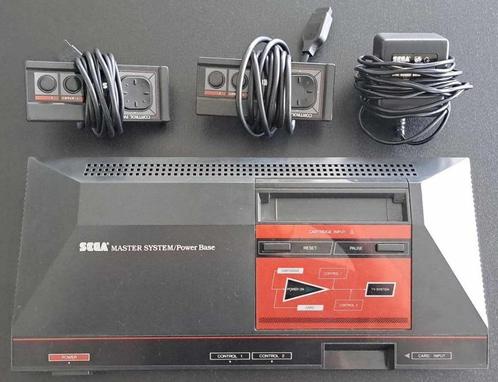 SEGA Master System met 2 contollers, Games en Spelcomputers, Spelcomputers | Sega, Zo goed als nieuw, Master System, Met 2 controllers