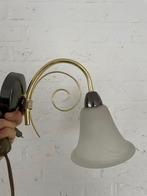 Wandlamp, Huis en Inrichting, Lampen | Wandlampen, Ophalen, Zo goed als nieuw, Glas, Jaren 70/80