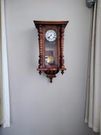 Donkerbruine wandklok, Antiek en Kunst, Ophalen