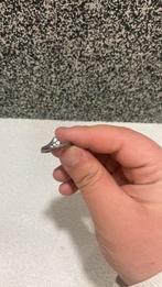 Ring, Handtassen en Accessoires, Ringen, Met kristal, Gebruikt, Bruin, Ophalen of Verzenden