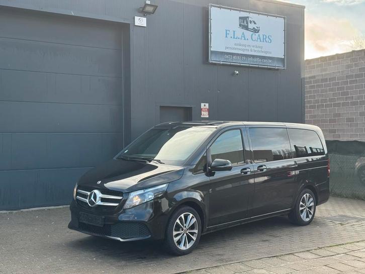 MERCEDES V KLASSE DUBBEL CABINE AUTOMAAT NAVI LEER EURO6D, Auto's, Bestelwagens en Lichte vracht, Bedrijf, Te koop, ABS, Achteruitrijcamera