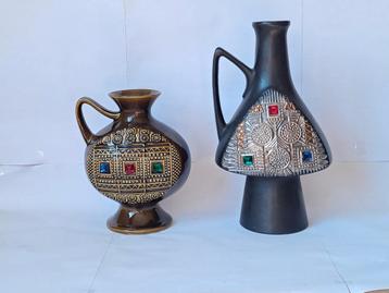 Set West-Germany Bay Keramik "Jewels" Tiptop  beschikbaar voor biedingen