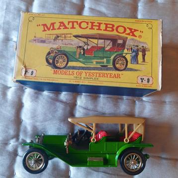 MATCHBOX Y9 SIMPLEX 1912*MOYY* VINTAGE*NEW* beschikbaar voor biedingen