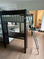 Stapelbed / mezzanine bed met matras en bureau, Hoogslaper, Zo goed als nieuw