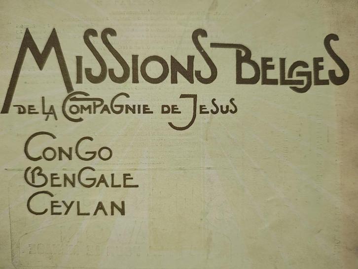 Missions belges Congo Belge Kwango livre de 1912 Belgique, Boeken, Geschiedenis | Nationaal, Gelezen, 20e eeuw of later, Verzenden