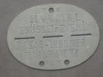 Erkennungsmarke Luftwaffe Fliegerhorst-Kommandantur Evere, Verzamelen, Verzenden, Luchtmacht, Embleem of Badge