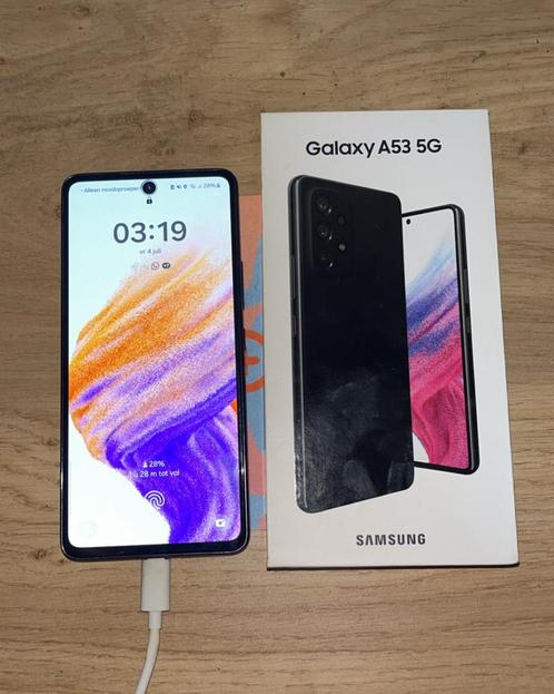 Galaxy A53 5G Samsung, Telecommunicatie, Mobiele telefoons | Samsung, Gebruikt, Galaxy A, 128 GB, Zonder abonnement, Zonder simlock