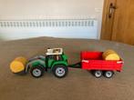 Playmobil Tractor met aanhangwagen (4-10 jaar), Ophalen of Verzenden, Zo goed als nieuw, Complete set