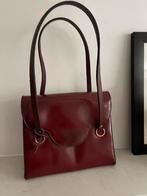 Handtas delvaux vintage bordeaux, Handtassen en Accessoires, Tassen | Damestassen, Ophalen of Verzenden, Gebruikt, Overige kleuren