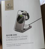Nieuw: 3 in 1 draadloze oplader (iPhone/Apple watch/Airpods), Telecommunicatie, Mobiele telefoons | Telefoon-opladers, Ophalen