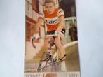 wielerkaart 1967 team bic  jacques  anquetil  signe, Verzenden, Gebruikt
