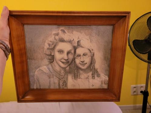 handgetekend kunstwerk, Antiek en Kunst, Kunst | Schilderijen | Klassiek, Ophalen of Verzenden