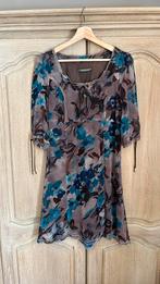 Bruin kort kleed met bloemen, Kleding | Dames, Thelma and Louise, Bruin, Ophalen of Verzenden, Maat 36 (S)