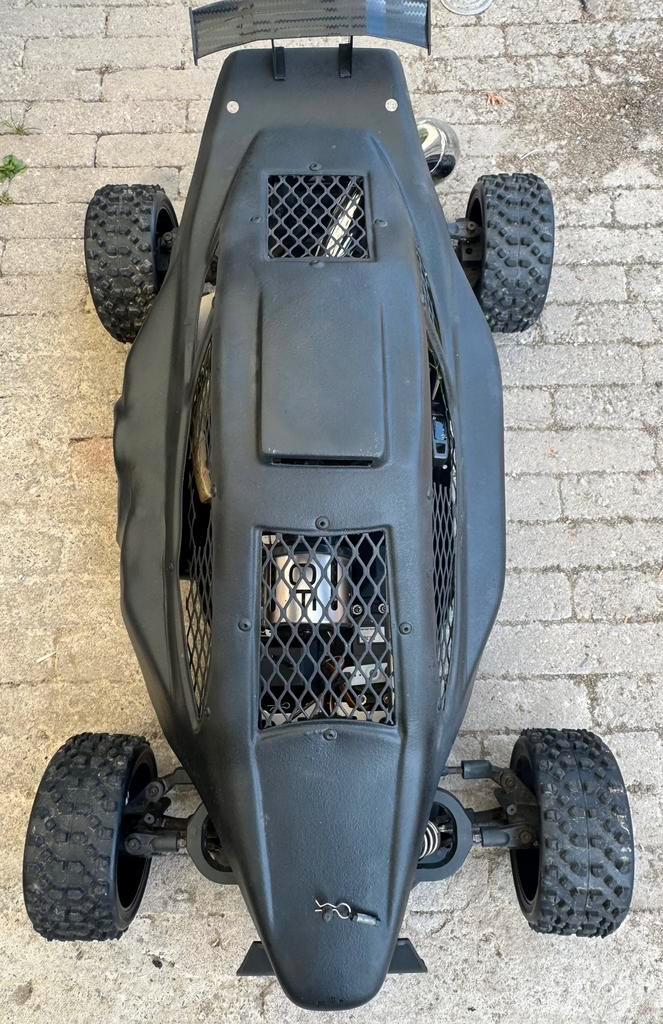 Rc auto 30cc 1:5, Hobby en Vrije tijd, Modelauto's | 1:5 tot 1:12, Zo goed als nieuw, Ophalen of Verzenden