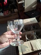 Orval 6 antieke drinkglazen, Verzamelen, Verzenden, Gebruikt, Glas of Glazen, Overige merken
