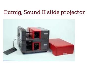 Eumig, Sound II slide projector, Enlèvement, Utilisé