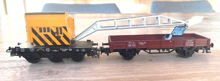 Lot kleine wagons en sporen, Hobby en Vrije tijd, Modeltreinen | N-Spoor, Zo goed als nieuw, Wagon, Ophalen of Verzenden