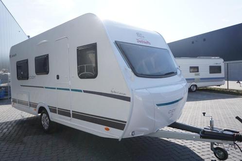 Nieuwe 4pers.Dethleffs met 2x1p bed, zithoek, MTM 1360kg, Caravans en Kamperen, Caravans, Bedrijf, tot en met 4, Dethleffs, 2 aparte bedden