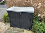 Tuinberging containerberging tuinkast grijs/zwart, Ophalen, Gebruikt, Kunststof, Containerberging