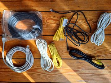 Câbles Ethernet - Lot de 8 beschikbaar voor biedingen