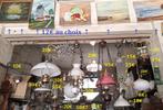 koperen/antieke kroonluchters/ancien lustres/bobèches/cuivre, Ophalen