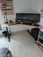 Bureau de coin, Maison & Meubles, Enlèvement, Réglable en hauteur, Comme neuf, Bureau