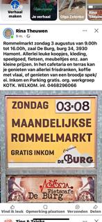 Gezellig Rommelmarkt, Diversen, Ophalen, Zo goed als nieuw