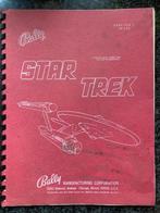 BALLY STAR TREK MANUAL, Verzamelen, Automaten | Flipperkasten, Gebruikt, Elektronisch, Bally, Ophalen of Verzenden