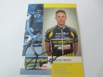 wielerkaart 2011 team vacansoleil lieuwe  westra signe, Verzenden, Zo goed als nieuw