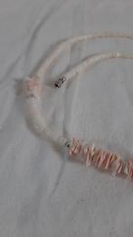 collier élégant, Bijoux, Sacs & Beauté, Colliers, Enlèvement ou Envoi, Comme neuf, Rose, Autres matériaux
