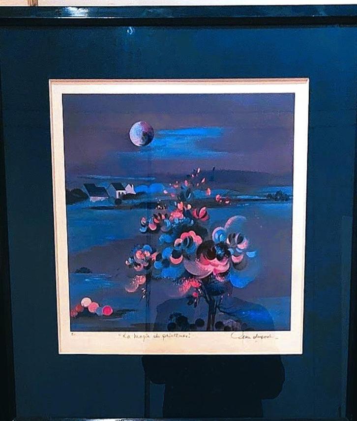 Jean Dupont - La Magic du printemps - Litographie, Antiek en Kunst, Kunst | Litho's en Zeefdrukken, Ophalen of Verzenden