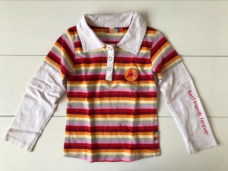 longsleeeve gestreept 104 Best Friends Forever JBC Ketnet, Kinderen en Baby's, Kinderkleding | Maat 104, Gebruikt, Meisje, Shirt of Longsleeve