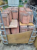 Gratis dakpannen Hennuyeres, Doe-het-zelf en Bouw, Dakpannen en Dakbedekking, Ophalen, Gebruikt, Rood, Dakpannen